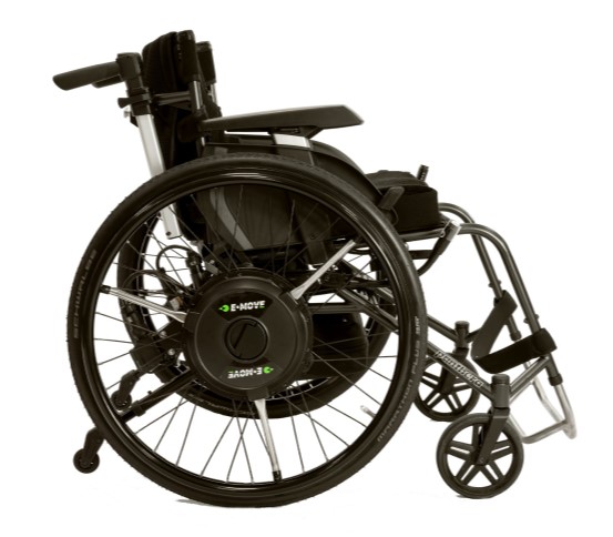 - hulpaandrijving voor rolstoelen