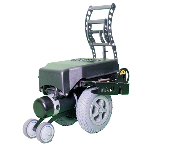 E-walk compacte rolstoel rem- en duwhulp
